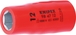 Douille 1/2' à 6 pans avec carré femelle isolée 1000v KNIPEX - 984712