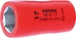 Douille 1/2' à 6 pans avec carré femelle isolée 1000v KNIPEX - 984718
