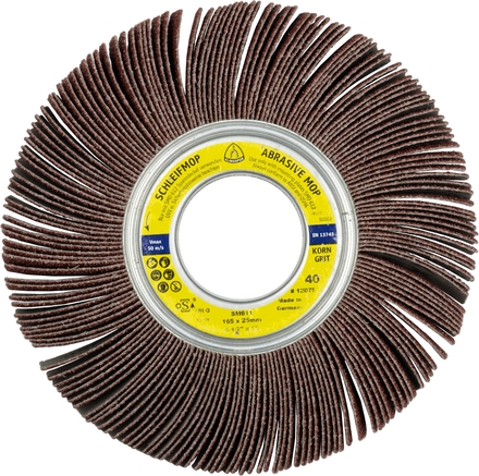 3 Roues à lamelles MR SM611 LS309X 50 S 165X50 KLINGSPOR - 12106