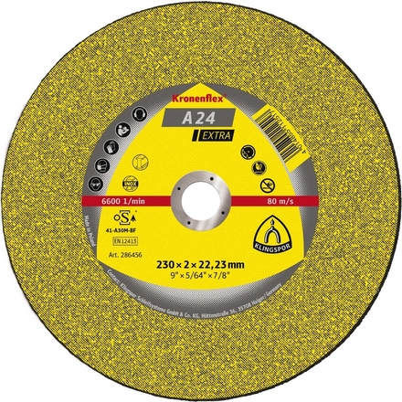 25 Disques à tronçonner KT EXTRA A24EX S GEK 100X2,5X16 KLINGSPOR - 188998