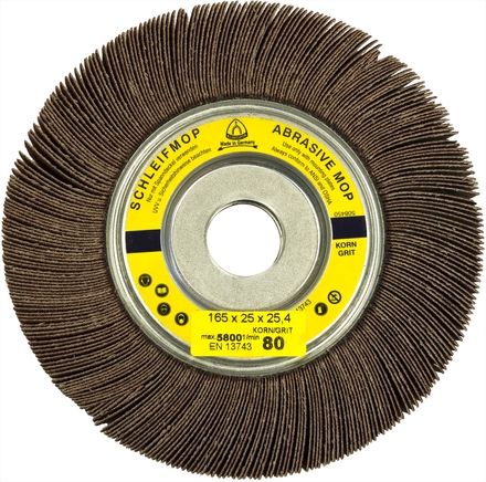 5 Roues à lamelles MR SM611 CS310XF 40 S 165X25X25,4 AW KLINGSPOR - 221597