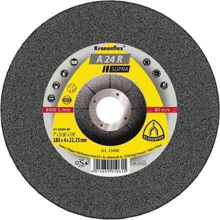 10 Meules à ébarber KS SUPRA A24R S GEK 125X4X22,23 KLINGSPOR - 240831