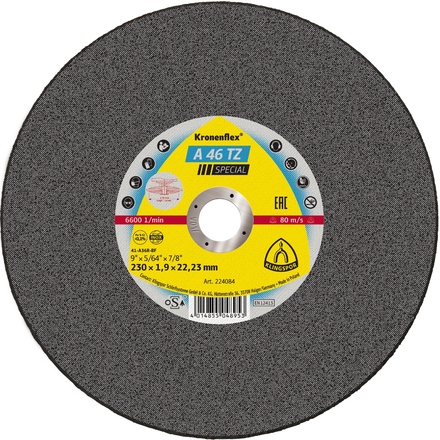 25 Disques à tronçonner KT SPECIAL A46TZ S GER 150X1,6X22,23 KLINGSPOR - 241472