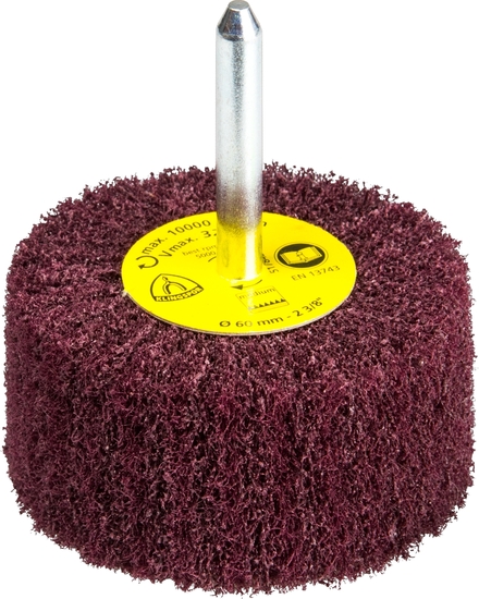 10 Roues à lamelles sur tige texture VM NFS600 VFS ME 60X30X6 KLINGSPOR - 258921
