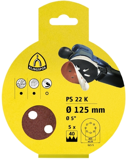 25 Disques SC PS22K 120 N 115 5SRT KLINGSPOR - 278808
