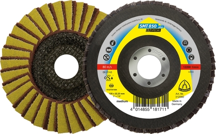 5 Roues texture compact VK SMT850 VG 80 ME 115X22,23 KLINGSPOR - 312557