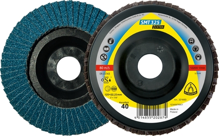 10 Plateaux à lamelles plastique TE EXTRA SMT325 CS455X 40 N GER 115X22,23 KLINGSPOR - 321653