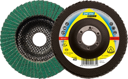 10 Plateaux à lamelles TE SPECIAL SMT996 CS910Y 40 S GEW 125X22,23 KLINGSPOR - 322852