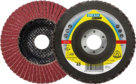 10 Plateaux à lamelles TE SPECIAL SMT924 CS912Y 60 N GEW 115X22,23 KLINGSPOR - 322863