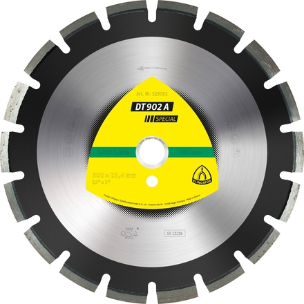 Disques à tronçonner diamantés DT SPECIAL DT902A S 300X2,8X25,4 18W 12 KLINGSPOR - 325062