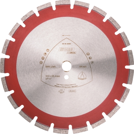 Disques à tronçonner diamantés DT SPECIAL DT902B S 350X3,2X25,4 21W 11 KLINGSPOR - 325090