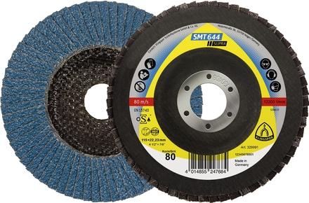 10 Plateaux à lamelles TE SUPRA SMT644 CS455X 60 N GER 115X22,2 KLINGSPOR - 329990