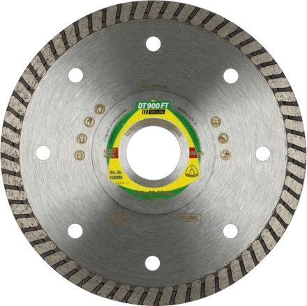 Disques à tronçonner diamantés DT SPECIAL DT900FT S 230X2X22,23 GRT 7 KLINGSPOR - 330629