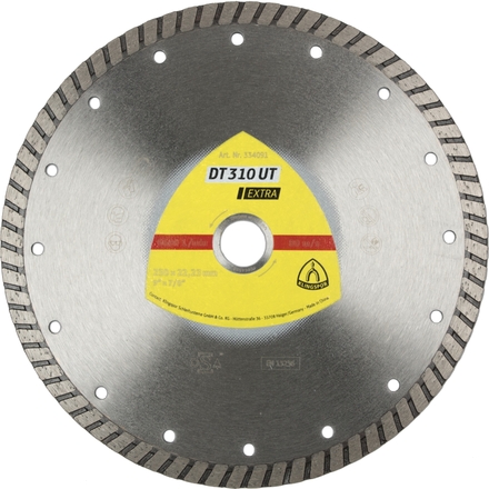 Disques à tronçonner diamantés DT EXTRA DT310UT S 125X2X22,23 GRT 10 KLINGSPOR - 334089