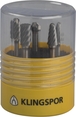 Coffret fraises AX HF100INOX 11 S 9,6X6 KLINGSPOR - 334221