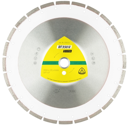 Disques à tronçonner diamantés DT EXTRA DT350U S 300X2,8X25,4 21S 10 KLINGSPOR - 336220