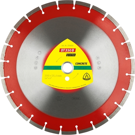 Disques à tronçonner diamantés DT EXTRA DT350B S 350X3X25,4 24S 10 KLINGSPOR - 339830