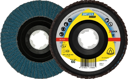 10 Plateaux à lamelles plastique TE EXTRA SMT325 CS455X 40 N GER 115X22,2 KLINGSPOR - 351281