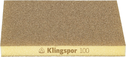 100 Cales de ponçages ES SW501TR 100 S 123X96X12,5 KLINGSPOR - 351573