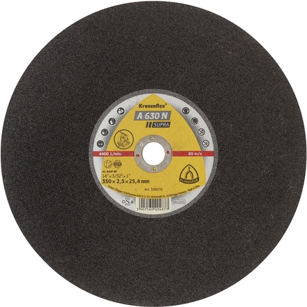10 Disques à tronçonner KT SUPRA A630N S GER 406X3,2X25,4 KLINGSPOR - 353328