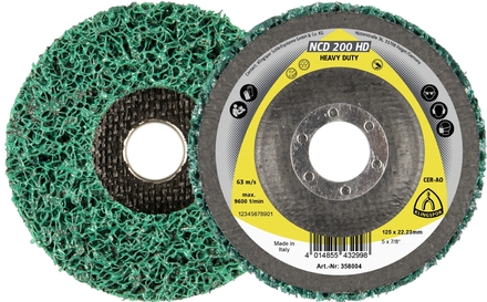 5 Roues texture compact VK NCD200HD VSI S 115X22,23 KLINGSPOR - 358003