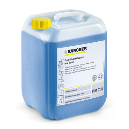 Nettoyant pour sols brillants FloorPro RM 755, 2.5 litres. KARCHER - 62958460