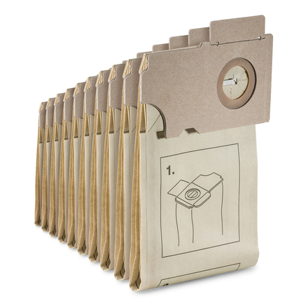 Acc T/NT/Puzzi/Vapeur Filtre en papier 10 St. KARCHER - 69060970