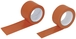 ROULEAU PVC LIMA ORANGE LISSE 50 MM 33 MÈTRES - 85090048
