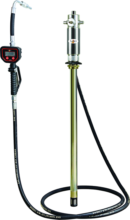 Equipement huile 5/1 fixe 220 litres - pompe - flexible - pistolet compteur LURO - 10090511