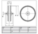 ROUE FOLLE SANS SUPPORTS - DCF - CR4007