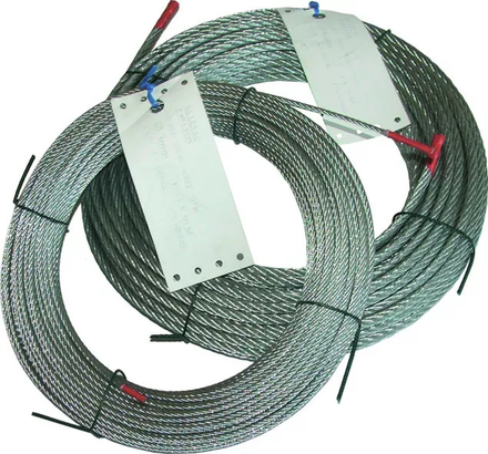 Câble galva d.1,5 mm 7x7 couronne de 100 m crm 140 kg LEVAC - 1032A100