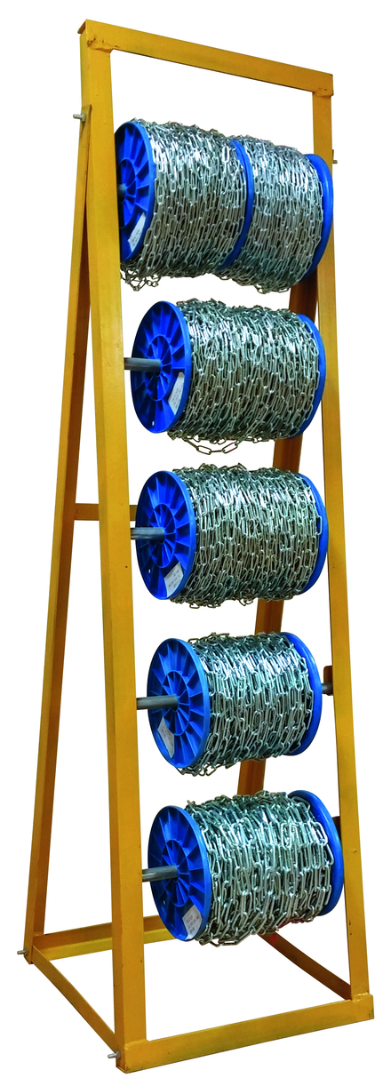 Distributeur chaîne zinguée + 2 bob.d.2,5 + 2 bob d.3 + 1 bob.d.4 + 1 bob.d.5 LEVAC - 2042KIT1