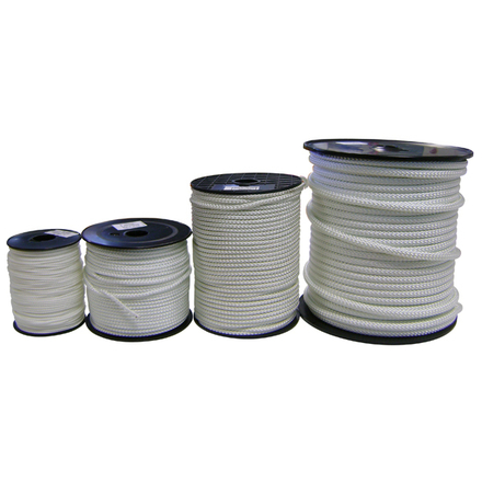 DRISSE POLYAMIDE TRESSÉE D.3,5 MM CR 310 KG BOBINE DE 100 M LEVAC - 3100D100