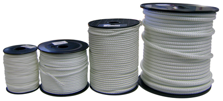 Drisse polyamide tressée d.16 mm cr 4200 kg bobine de 100 m LEVAC - 3100L100