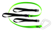 Longe avec 1 boucle +3 connect. debrochables 1,22 m maxi 1kg LEVAC - 3800RTLS2