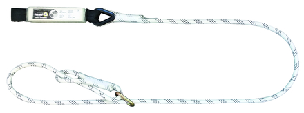 Absorbeur énergie +longe 2 m corde d.12 mm réglable en355 LEVAC - 3801C20