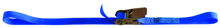 Sangle d'arrimage 25 mm /800 kg sans-fin long. 4m bleue LEVAC - 4552D04