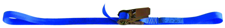 Sangle d'arrimage 25 mm /800 kg sans-fin long. 4m bleue LEVAC - 4552D04