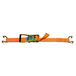 SANGLE D'ARRIMAGE 50 MM TMU 2500 KG ORANGE 2 BORD DE RIVE LONG. 7 M LEVAC - 4570C07