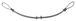 Élingue anti fouet longueur 450 mm LEVAC - 4700AF3