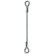 Câble de traction 2 boucles cossées d.22 mm rupture 30 t long 6 m LEVAC - 4701O-6