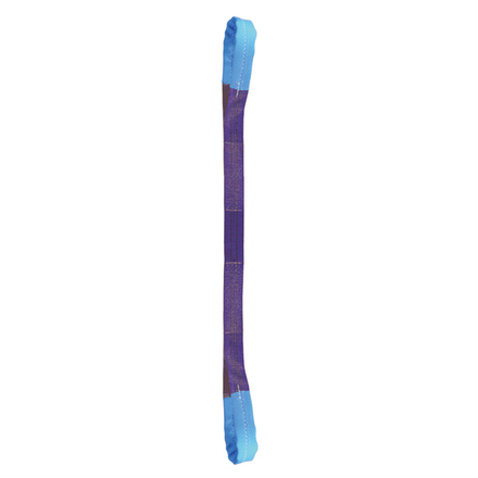 ÉLINGUE SANGLE DOUBLE 30 MM CMU 1 T VIOLETTE BOUCLES SIMPLES LG. 10 M LEVAC - 4821A100
