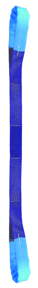 Élingue sangle double 30 mm cmu 1 t violette boucles simples lg. 2,50 m LEVAC - 4821A25