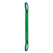 ÉLINGUE SANGLE DOUBLE 60 MM CMU 2 T VERTE BOUCLES REPLIÉES LG. 14 M LEVAC - 4822B140