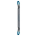 ÉLINGUE SANGLE DOUBLE 120 MM CMU 4 T GRISE BOUCLES REPLIÉES LG. 1 M LEVAC - 4822D10