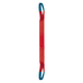 ÉLINGUE SANGLE DOUBLE 150 MM CMU 5 T ROUGE BOUCLES REPLIÉES LG. 9 M LEVAC - 4822E90