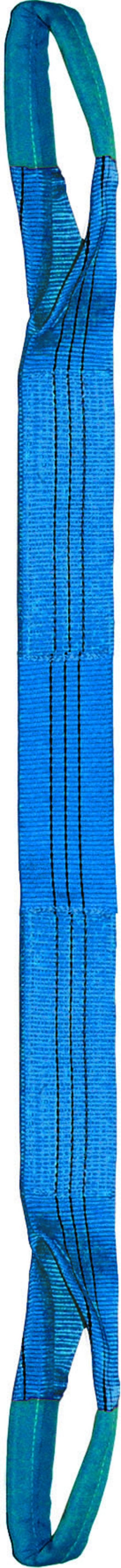 Élingue sangle double 240 mm cmu 8 t bleue boucles repliées long 8 m LEVAC - 4822FA80