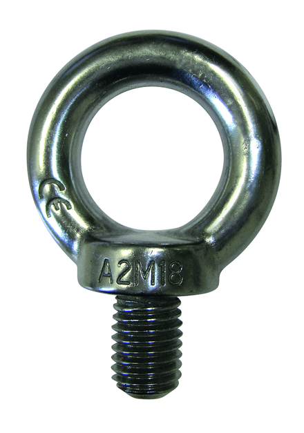 Anneau de levage d.14 mm mâle din-580 cmu 500 kg inox LEVAC - 5025EI