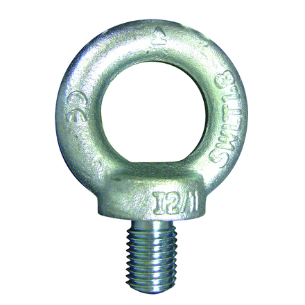 Anneau de levage d.36 mm mâle din-580 cmu 4600 kg zingué LEVAC - 5025NG