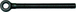 Chape mâle standard d.8 mm noire LEVAC - 5028A